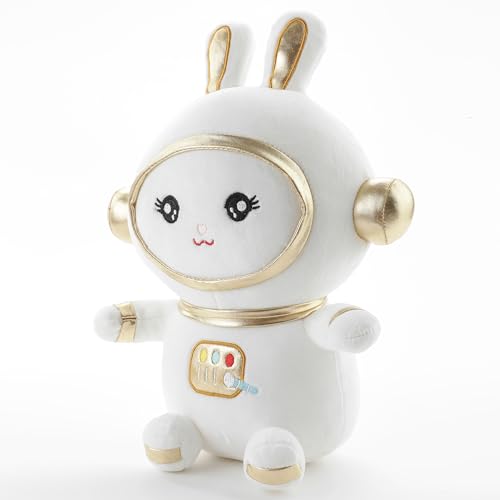 Image of 45 CM Cute Astronaut Bunny Plush Soft Toy, Kawaii Stuffed Animal Doll, Soft Plush Pillow for Kids & Adults, Hugging Companion, Bedroom Decor, Birthday Gift