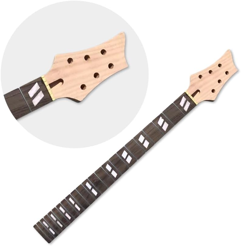 Mahogany Guitar Neck replacement for prs style neck 22 Fret Nice pattern Inlay Bolt on heel (22fret 25.5inch)