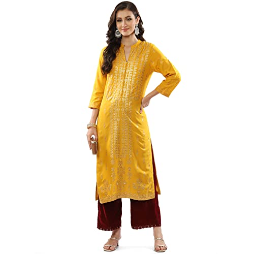 Image of BIBA Women Velvet Palazzo