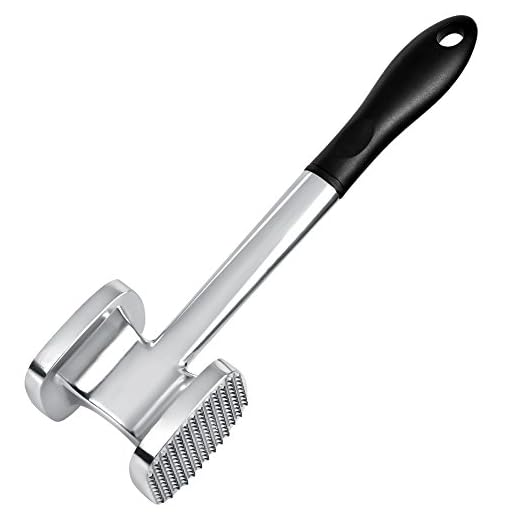 FBasics Meat Tenderizer Mallet Kitchen Meat Pounder mallet for Pounding and Tenderizing Meats, Heavy Duty Large Size.