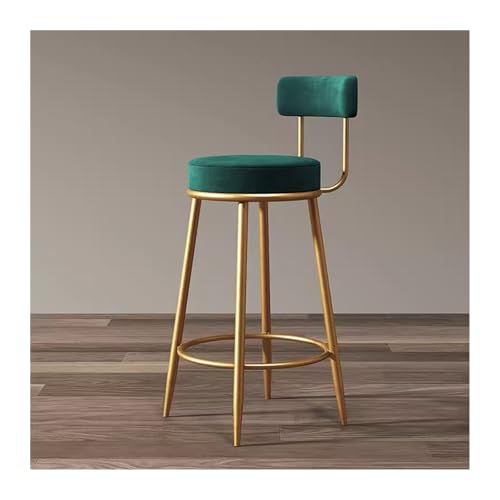 Tabourets de bar à dossier chaises de bar à pieds hauts pour réception d'art