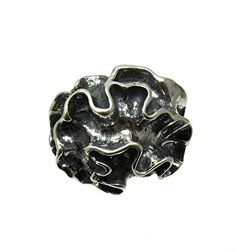 Bague en argent massif 925 R001340 Empress : bijou large et robuste pour homme et femme