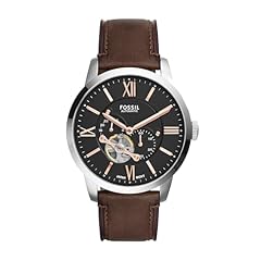 Brown Leather/Silver/Black