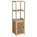 axentia 133117 Badschrank,ca. 33 x 115 x 33 cm,Holz