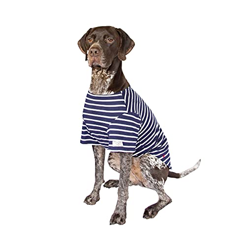 Rosewood Joules Top Harbour, Parte Superior a Rayas Azul Marino para Perros, Extra Grande Cover