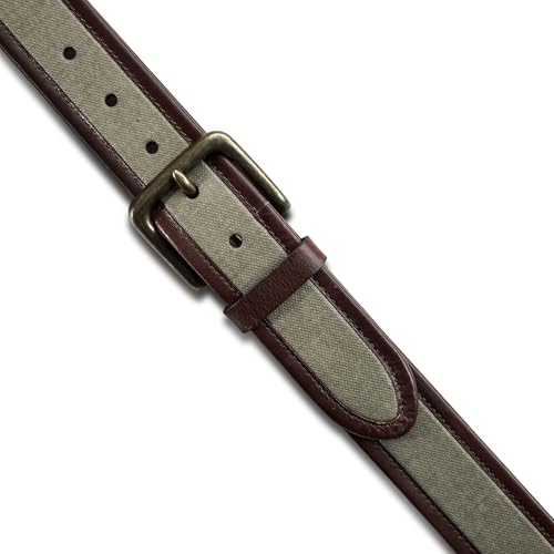 Image of Lucky Brand Men's Jeans Leather Belt| Classic| Casual| Dress| Everyday| American Heritage| Genuine Leather| Metal Buckle