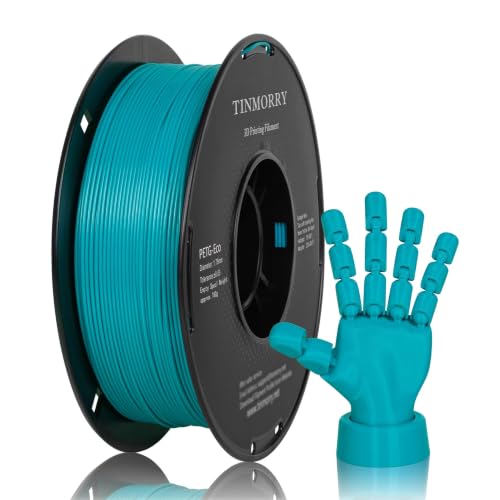 Image of TINMORRY PETG Filament 1.75, Rapid PETG-Eco 3D Printer Filament, Compatible with Most FDM 3D Printers, 1 KG 1 Spool, Horizon Green