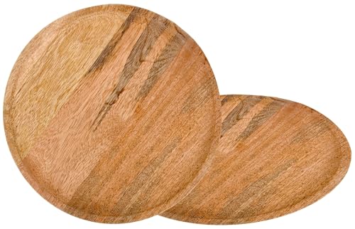 Alpha Living Home 13” Wooden Charger Plates...