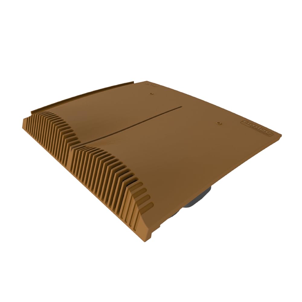 Timloc Brown Interlocking Plain Roof Tile Vent Rtv-Ipbr Roofing Slate Ventilation (Brown)