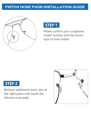 Image of 4 Pairs Replacement Nosepieces Nose Pads for Ray-Ban Aviator RB3025 RB3026 RB3044 RB3261 RB3483 Clubmaster RB3016 Sunglass