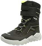 Superfit Jungen Rocket Warm Lined Gore-tex Schneestiefel, Schwarz Gelb 0020, 36 EU Weit