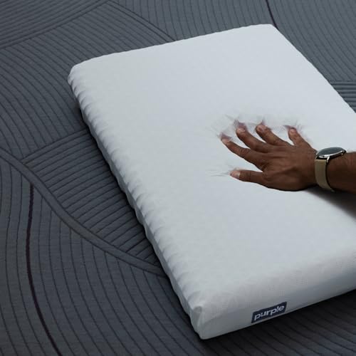 Purple Pillow - The Most Supportive Pillow Science Can Dream Up, Adjustable Boosters for Personalized Height, Made with GelFlex Grid, Ergonomic Support, Standard Size