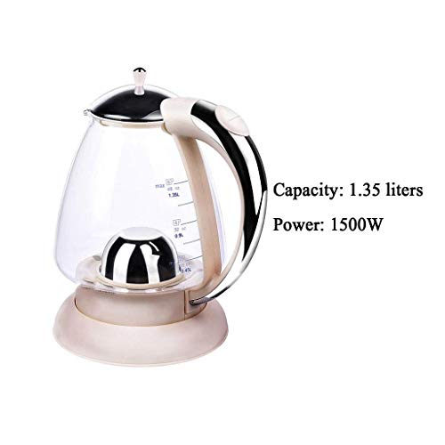 Kettle Eléctrico de Vidrio 1.35 L LED Azul miniatura 4