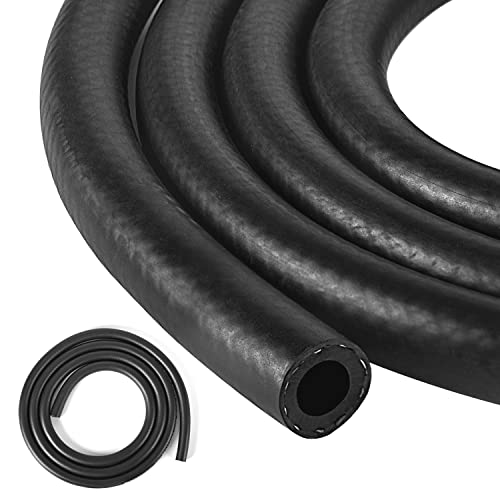 Image of 5 /16 Inch (8mm) ID Fuel Line Hose 6.5FT NBR Rubber Push Lock Hose High Pressure 300PSI for Automotive Fuel Systems Engines