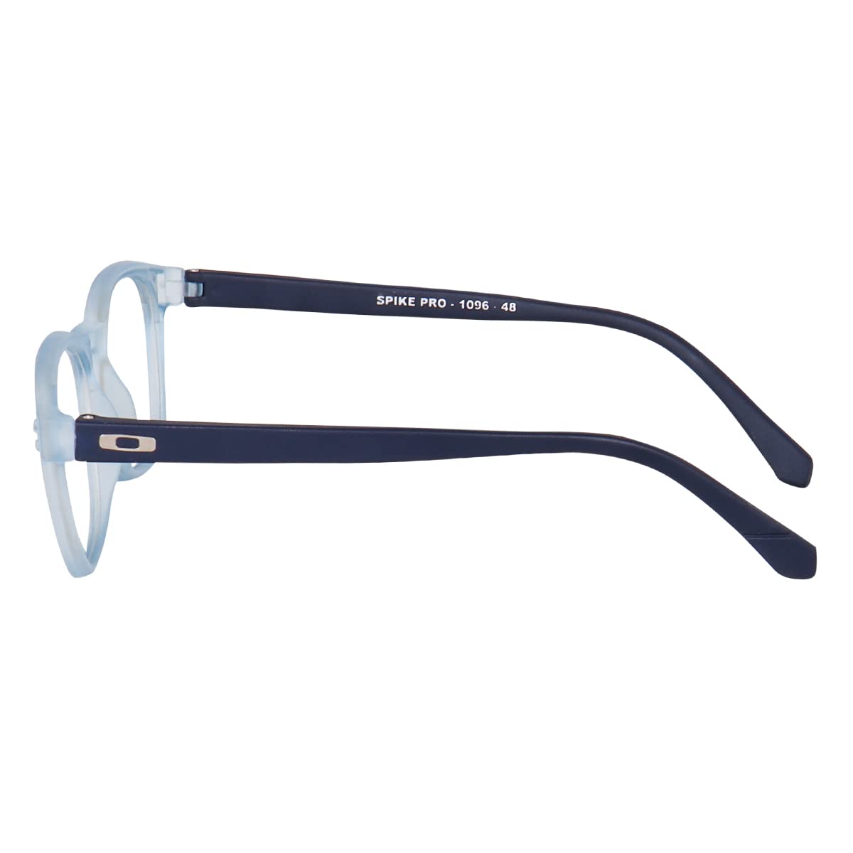 Eymen I Classic Non Prescription Clear Lens Glasses for Women Men Square Frame Eyeglasses Multiple Shades (Blue Black) - Image 4 thumbnail