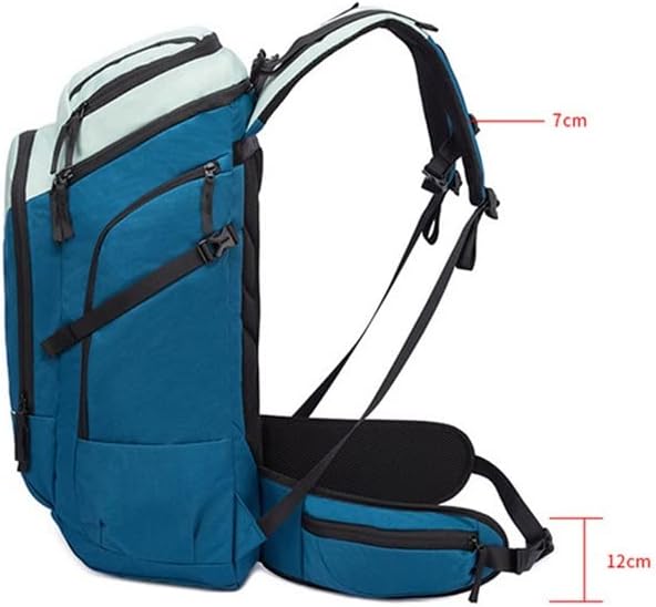 50L Mountaineering Bag Casual Outdoor Camping Backpack Unisex Multi-pocket Travel