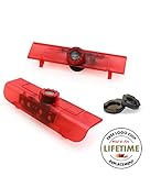 Wind Fire M011- Nissan/Infiniti -No Drilling Changeable Courtesy Ghost Shadow Lights - Lifetime FREE logo chips replacement 2-pc set