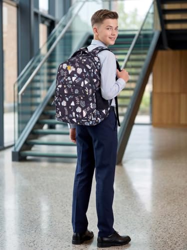 Image of Zilo Sweet Treats 34L School Backpack - Ice Cream & Candy Fun Edition for Kids (Girls & Boys)