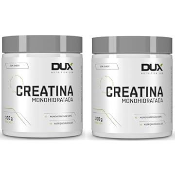 Combo 2x DUX Creatina Monohidratada Pote 300G Dux Nutrition