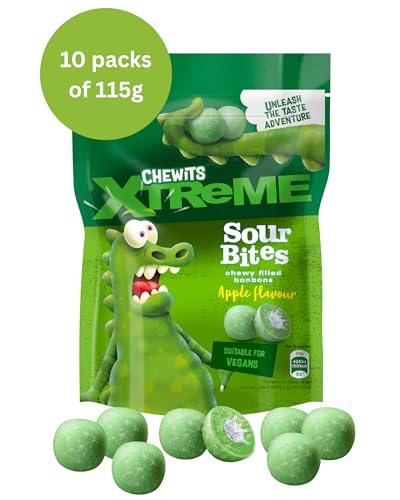 Shop Chewits Xtreme Sour Apple Bites Multipack 10 Bags, Vegetarian Shop Chewits Xtreme Sour Apple Bites Multipack 10 Bags, Vegetarian – Chewits