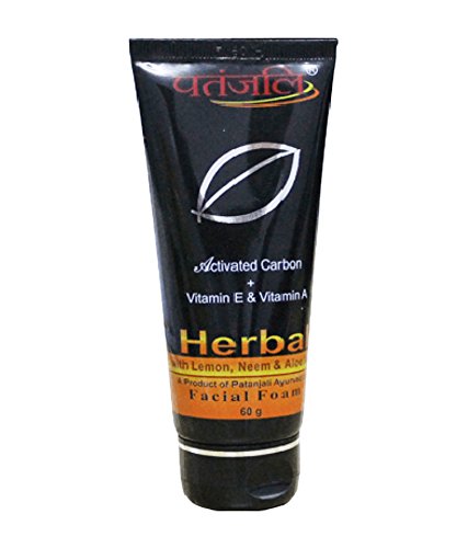 Patanjali Herbal Facial Foam, 60 Gm (Pack Of 3)