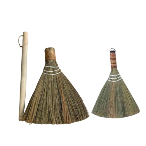 OUNONA 2Pcs Household Broom for Desktop Cleaning Detachable Dust Brush for Easy Storage Soft Bristles for Gentle Surface Care for Home Office Use