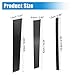 X AUTOHAUX 6 Pcs Car Pillar Post Side Door Window Cover Trim for Honda Civic Sedan 8th Gen 2006-2011 Carbon Fiber Pattern Black