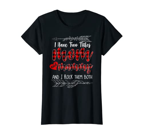 Donna Ho due titoli mamma e mamma e mi rock entrambi camicia Maglietta