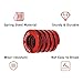 bociloy 2PCS 3D Printer Die Springs 30mm OD 35mm Length, Medium Load Compression Springs, 65Mn Steel Hot Bed Leveling Springs for Industrial Mould Die Spring Set, Red