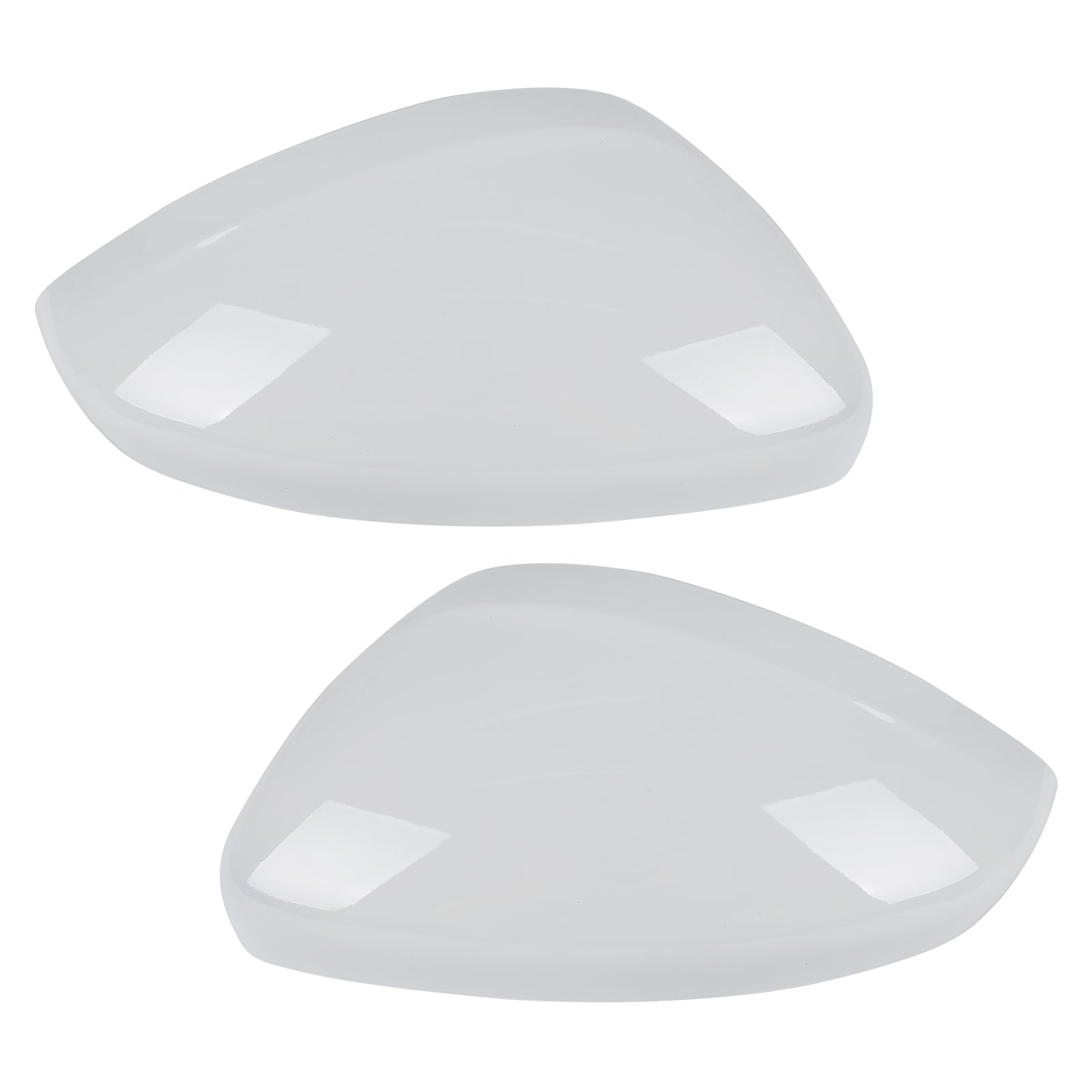 1 paire de coques de rétroviseur de voiture pour 2012-2019 Peugeot 208 2008 (blanc)