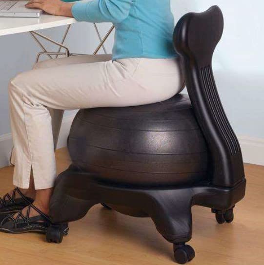 Amazon.co.jp: バランスボール チェア エクササイズ 体幹 トレーニング