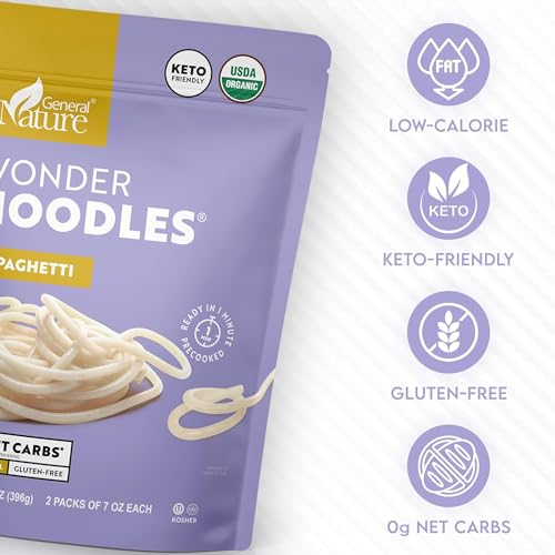 Gluten Free Palace Wonder Noodles Variety Pack Organic Keto Pasta | Zero Carb Noodles | Kosher, Vegan - Friendly, No Sugar thumb #3