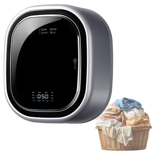 Fully Automatic Washing Machine and Dryer,Front Washing Machine, Wall-Mounted Electric Compact Washing Machine, High Temperature Boiling Washing, for Bathroom