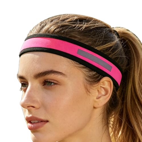 Diadema para mujer,Envoltura de pelo de secado rápido,Bandas deportivas y diademas para hombre - para el gimnasio en casa, yoga, entrenamiento, fitness, al aire libre, correr nocturno, ciclismo y