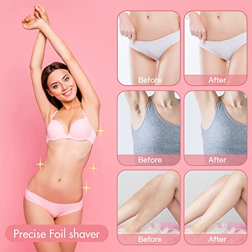 Aibrit Pro A02ZH Electric Bikini Trimmer For Women - 2 In 1 Electric Lady Clipper Pubic Hair Groomer Painless Hair Removal Razor Body Shaver thumb #4