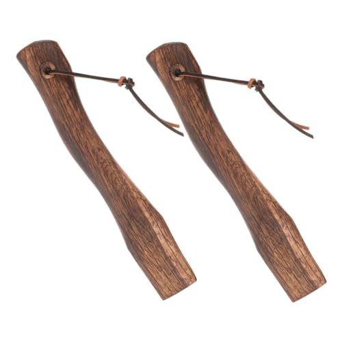 ibasenice 2Pcs Axe Handle Replacement Wooden Grip for Hatchet Axe Repair for Firewood Gardening Hiking Hunting Activities
