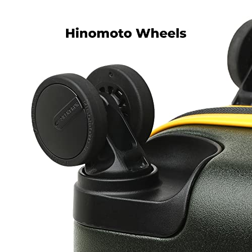 MOKOBARA The Em Cabin Polycarbonate Hardsided Luggage | 8 Wheel Trolley Bag | Travel Suitcase for Men & Women (4AM Forest Sunray (Limited Edition))…3