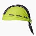 Produktbild X-Labor Unisex Bandana Cap Atmungsaktiv UV Schutz Kopftuch Bikertuch Fahrrad Radsport MTB Kopfbedeckung gelb