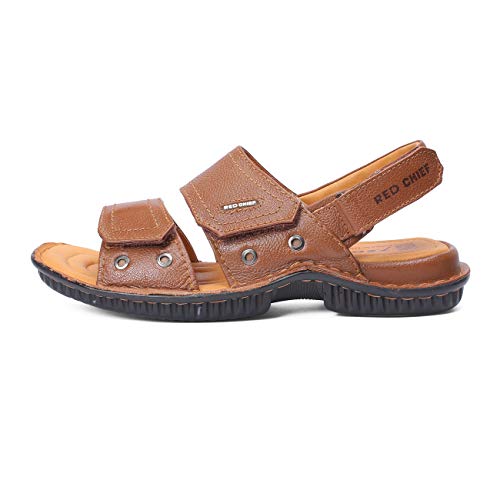 RED CHIEF Black Casual Sandal for Men RC7008N