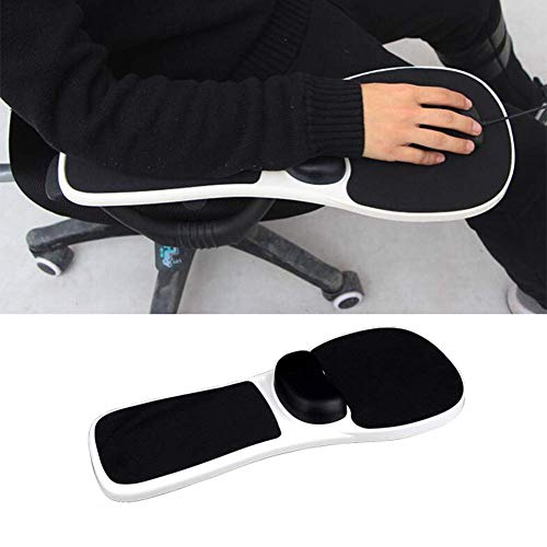 Armlehne Handgelenkstütze, Verstellbarer Mauspadhalter, nur für Stuhl, weiß, 1 STÜCK