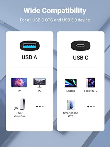 UGREEN SD Card Reader, USB C & USB 3.0 Memory Card Reader for SD/Micro SD/UHS-I/SDXC/SDHC/TF, 2 In 1 Dual Slot OTG Adapter Compatible with MacBook Pro, iPad Pro, Galaxy S22, Pixel, Laptop