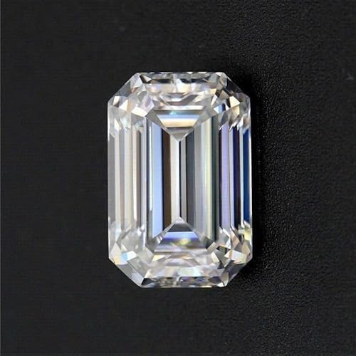 Natural White Diamond Emerald Cut D Grade Certified 1Ct Loose Gemstone