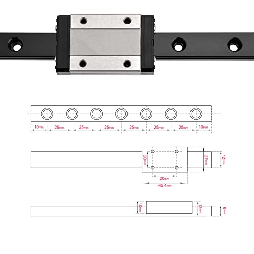 Nuibbyed ALB12-350 Mgn12H 350Mm Linear Rail 13.78'' thumb #3