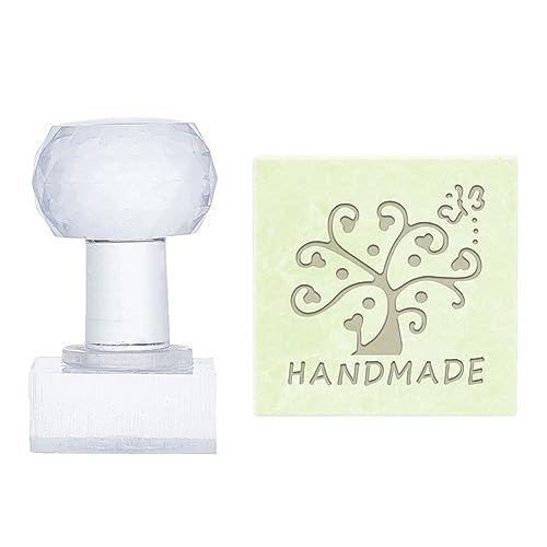PH PandaHall Handgemachter Seifenstempel Blumen Acrylstempel Mit...