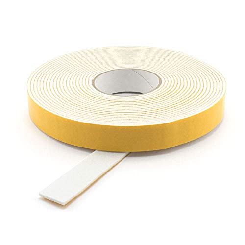 GleitGut Nastro adesivo in feltro bianco al metro