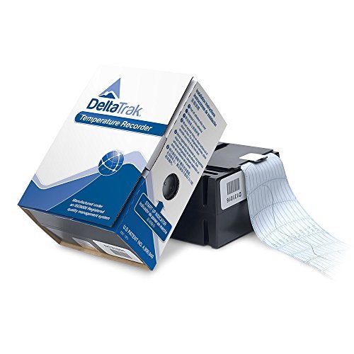 DeltaTrak (20 Pack) 5-Day in-Transit Temperature Chart Recorder, Model 16000, Standard Range -20°F to 100°F (20 Units per case, Sold in Cases)
