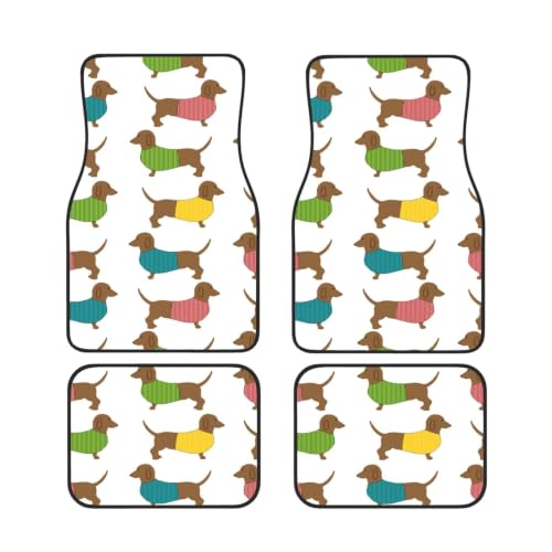 Alfombrillas antideslizantes de neopreno lavables para suelo de coche