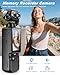 CGXUED Vlogging Camera with 180° Rotating Lens, Pocket Camera with Audio & Video Recording,7-Hour Battery, Handheld POV Cameras with 32GB, Easy One-Button Recording for Travel,Daily Life (Dark Gray)