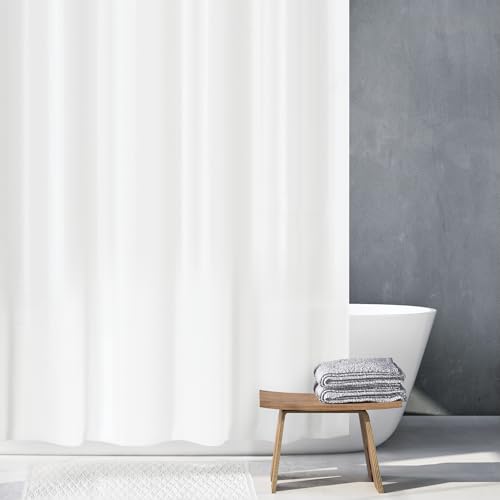 Liner de douche InterDesign blanc pour une baignoire nette et propre - 6