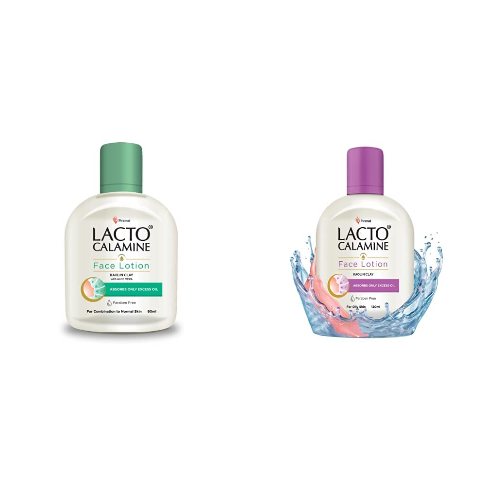 Face Lotion for Oil Balance - Combination to Normal Skin - 60 ml and Face Lotion for Oil Balance - Oily Skin - 120 ml